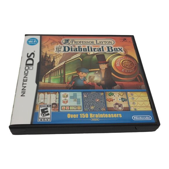 Professor Layton Series Nintendo DS Two Games Unwound Future and Diabolical Box - Picture 9 of 16